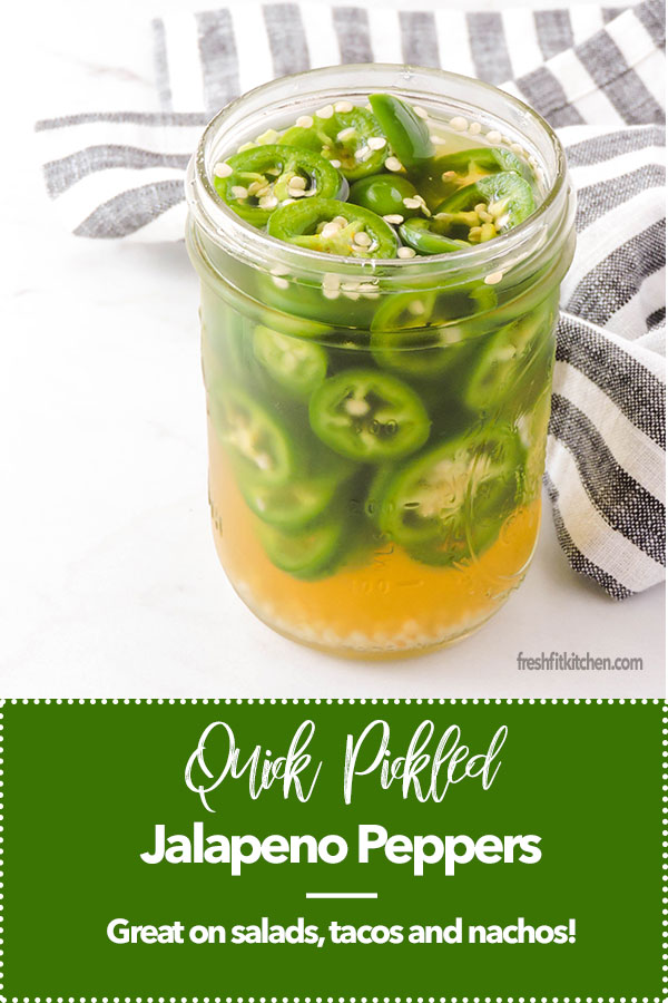 Quick Pickled Jalapeno Peppers