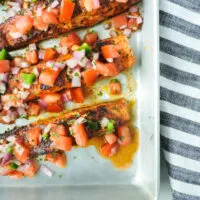 Chili Lime Blackened Salmon with Pico De Gallo