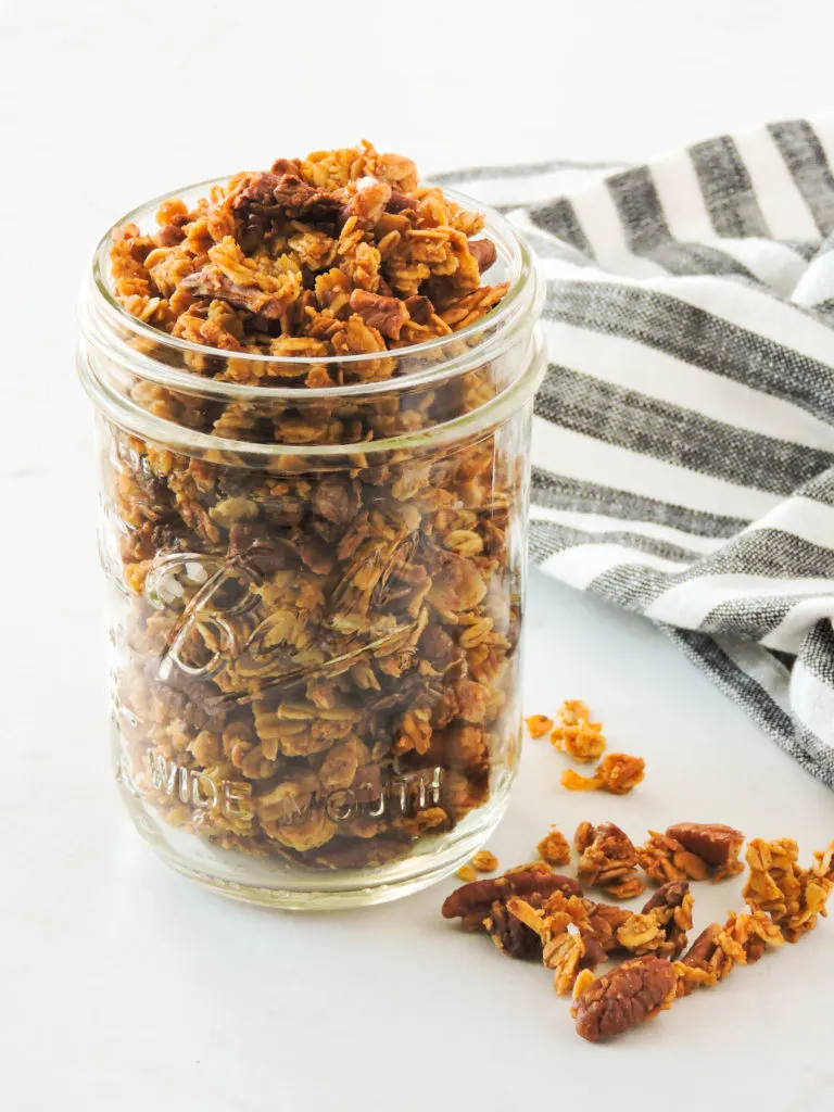 Pumpkin Pecan Cinnamon Granola