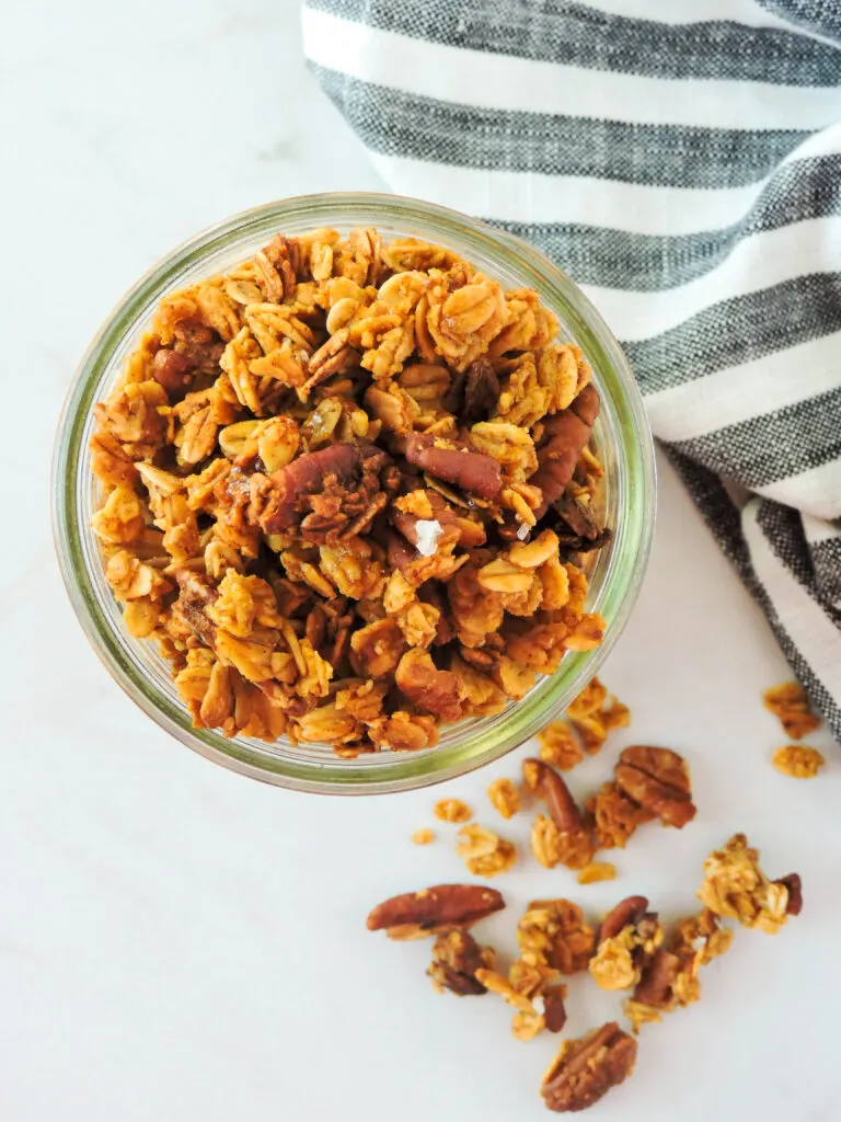 Pumpkin Pecan Cinnamon Granola