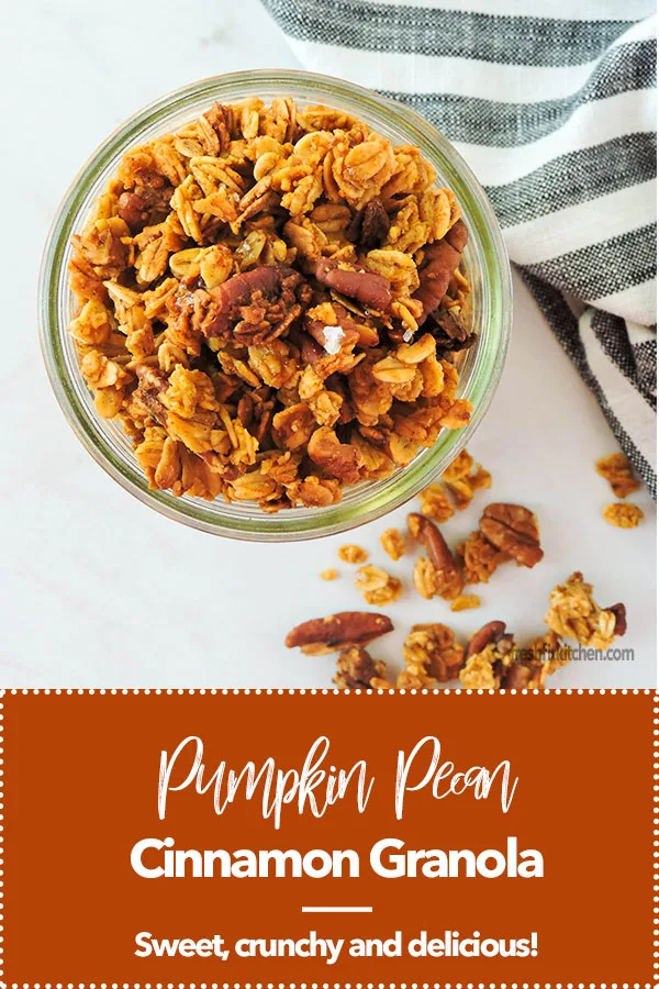 Pumpkin Pecan Cinnamon Granola