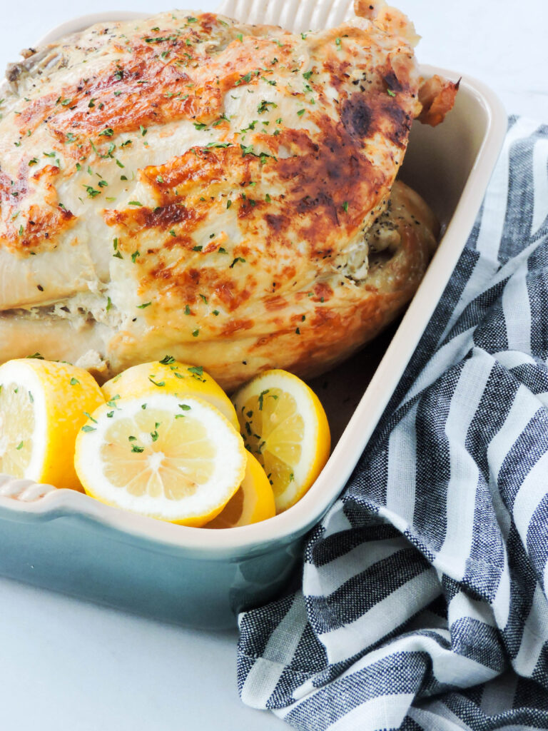 Lemon Thyme Butter Turkey Breast