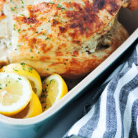 Lemon Thyme Butter Turkey Breast