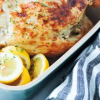 Lemon Thyme Butter Turkey Breast