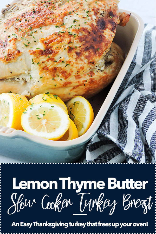 Lemon Thyme Butter Turkey Breast