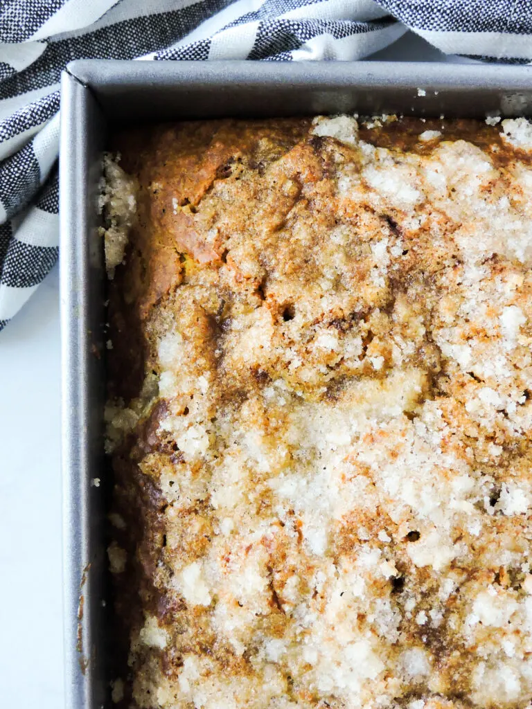 Pumpkin Coffee Cake with Brown Sugar Swirl