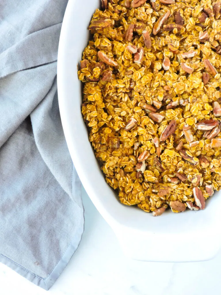 Pumpkin Pecan Baked Oatmeal