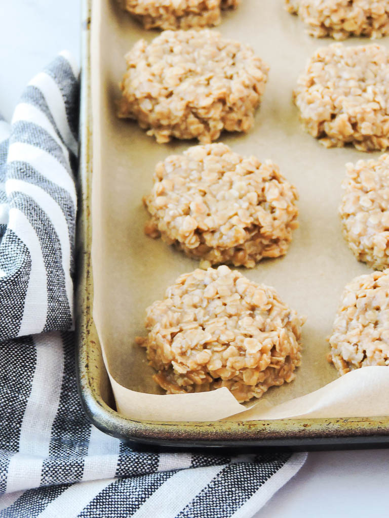 No Bake Peanut Butter Cookies