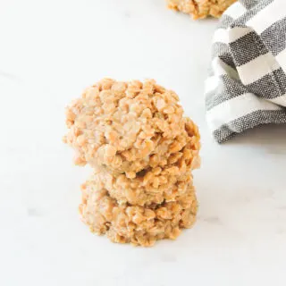 No Bake Peanut Butter Cookies