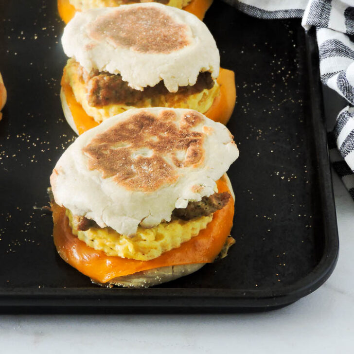 Make Ahead Healthy Breakfast Sandwiches