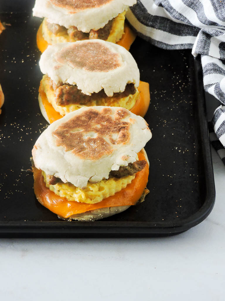 Healthy Make Ahead Breakfast Sandwiches - Kim's Cravings