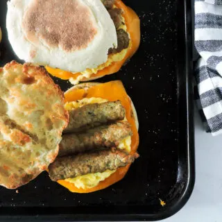 Make Ahead Healthy Breakfast Sandwiches