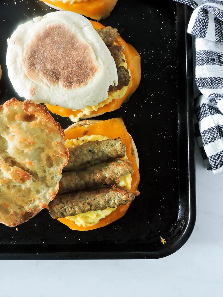 Keto Sausage and Egg Breakfast Sandwich