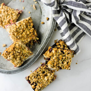 Cranberry Orange Oatmeal Bars