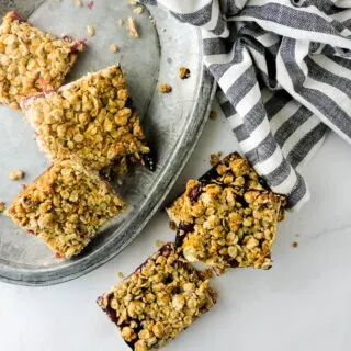 Cranberry Orange Oatmeal Bars