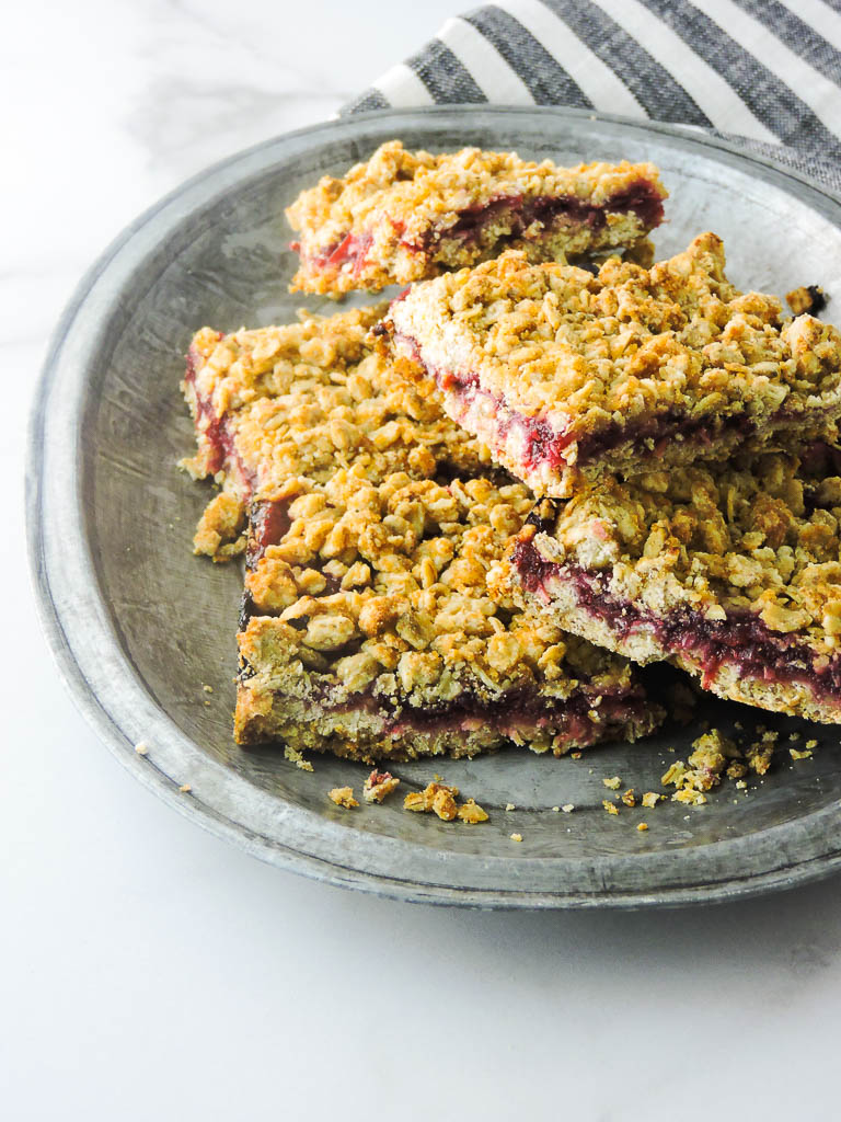 Cranberry Orange Oatmeal Bars