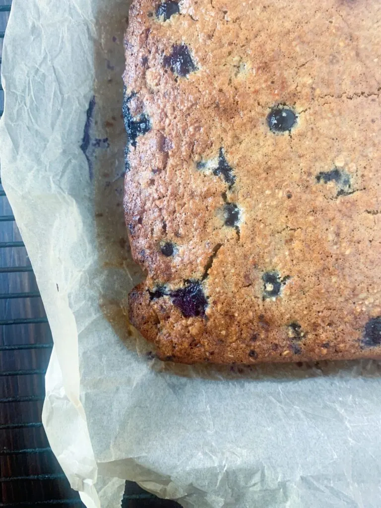 Blueberry Protein Oat Bars