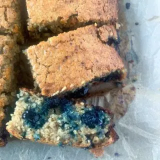 Blueberry Protein Oat Bars