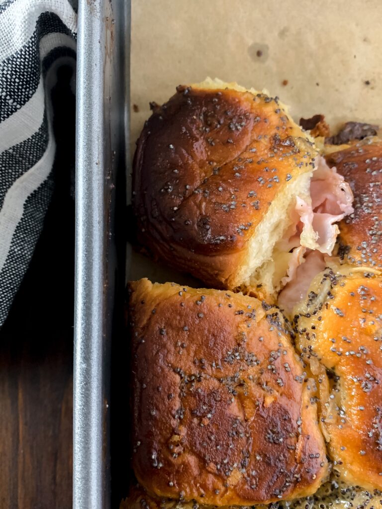 Ham and Cheese Baked Sliders