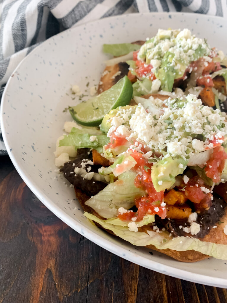 Sweet Potato Black Bean Tostadas