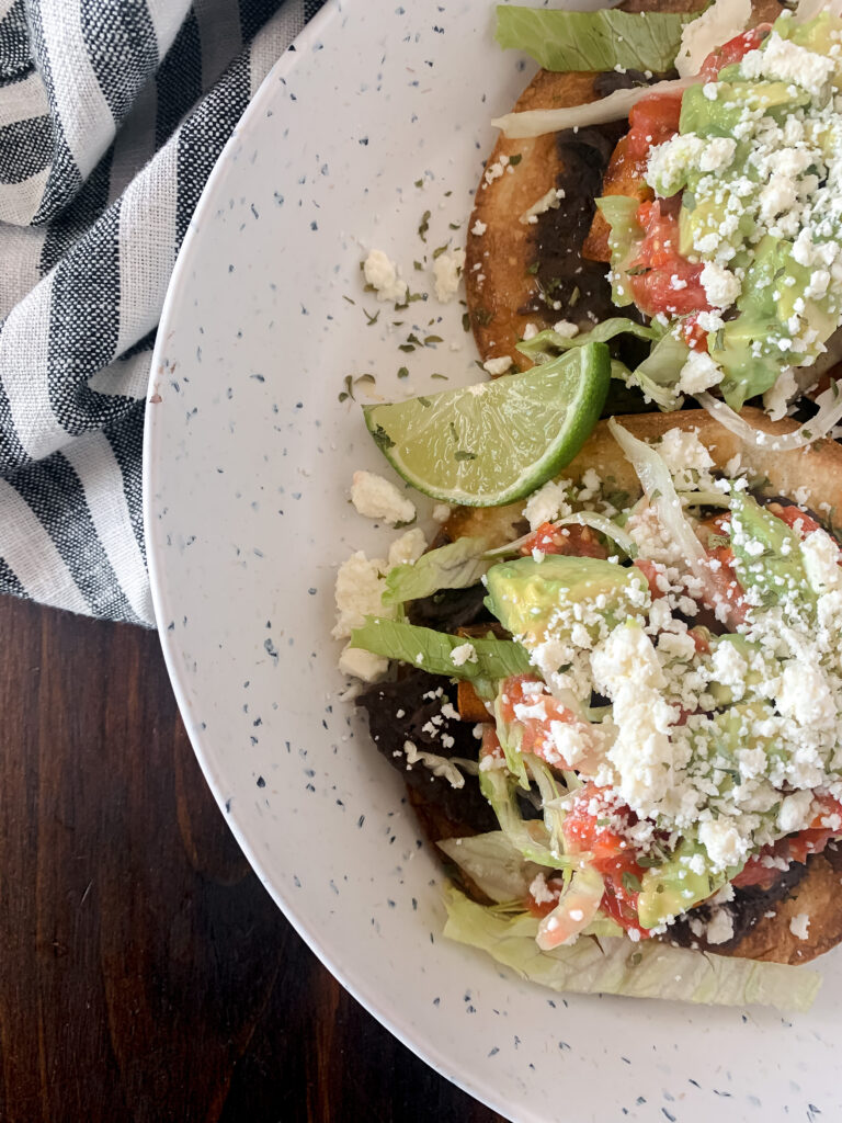 Easiest Sweet Potato Black Bean Tostadas