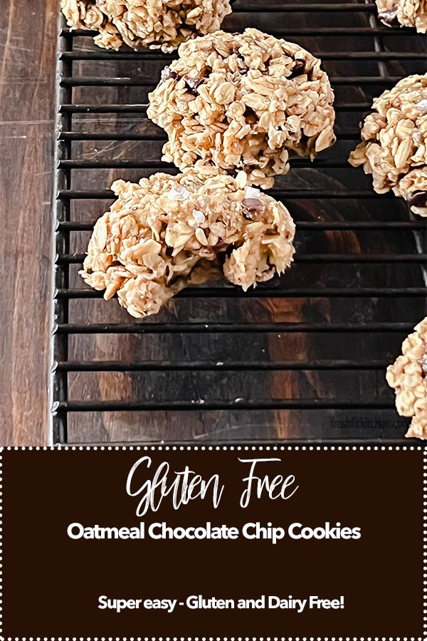 Gluten Free Oatmeal Chocolate Chip Cookies