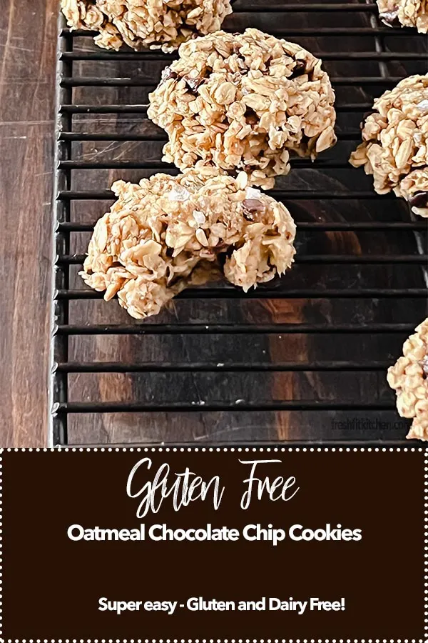 Gluten Free Oatmeal Chocolate Chip Cookies