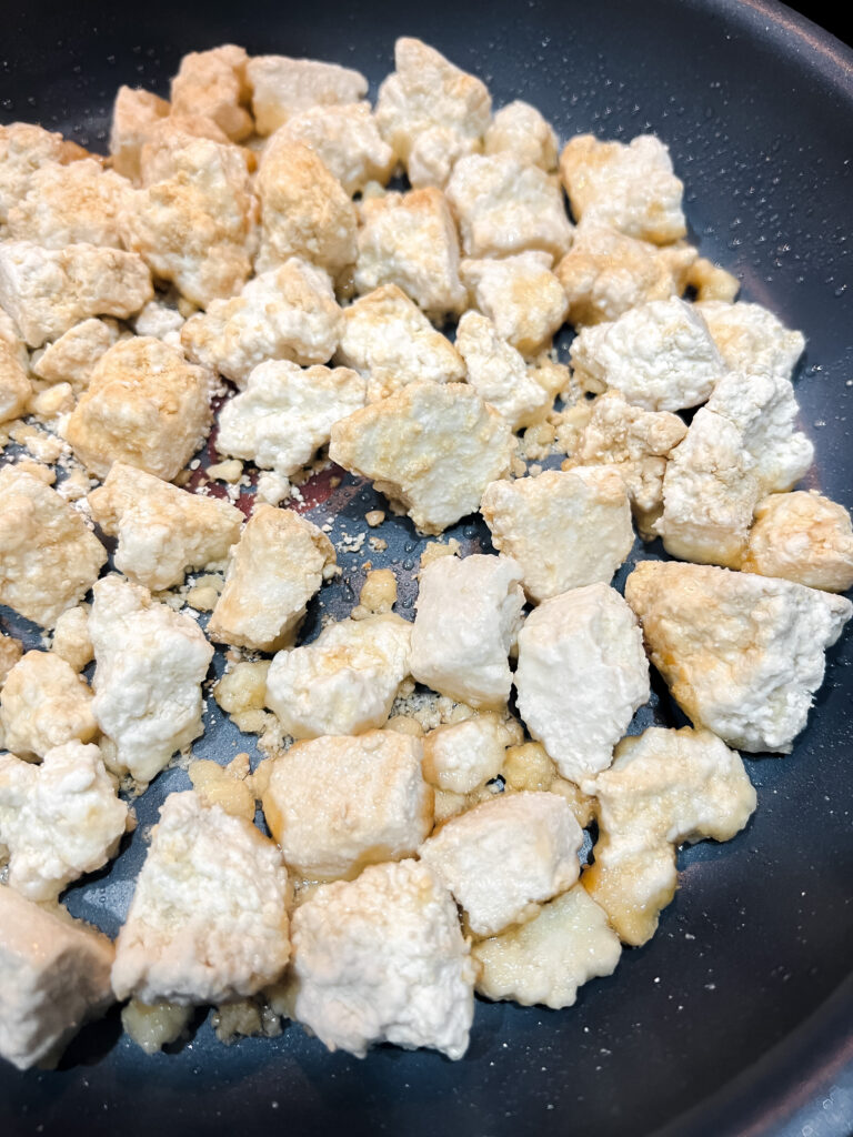 Crispy Pan Fried Tofu