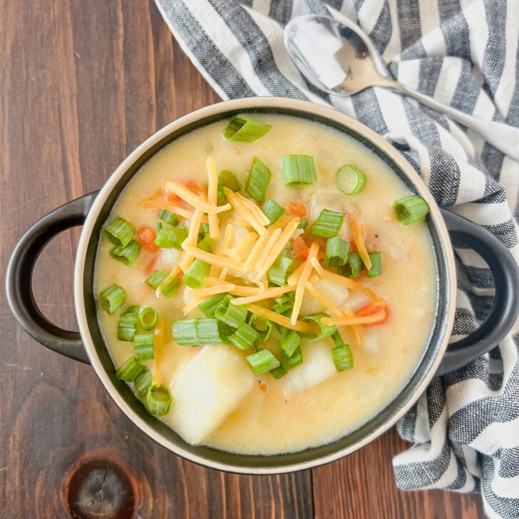 Quick and Easy Chunky Instant Pot Baked Potato Soup Recipe