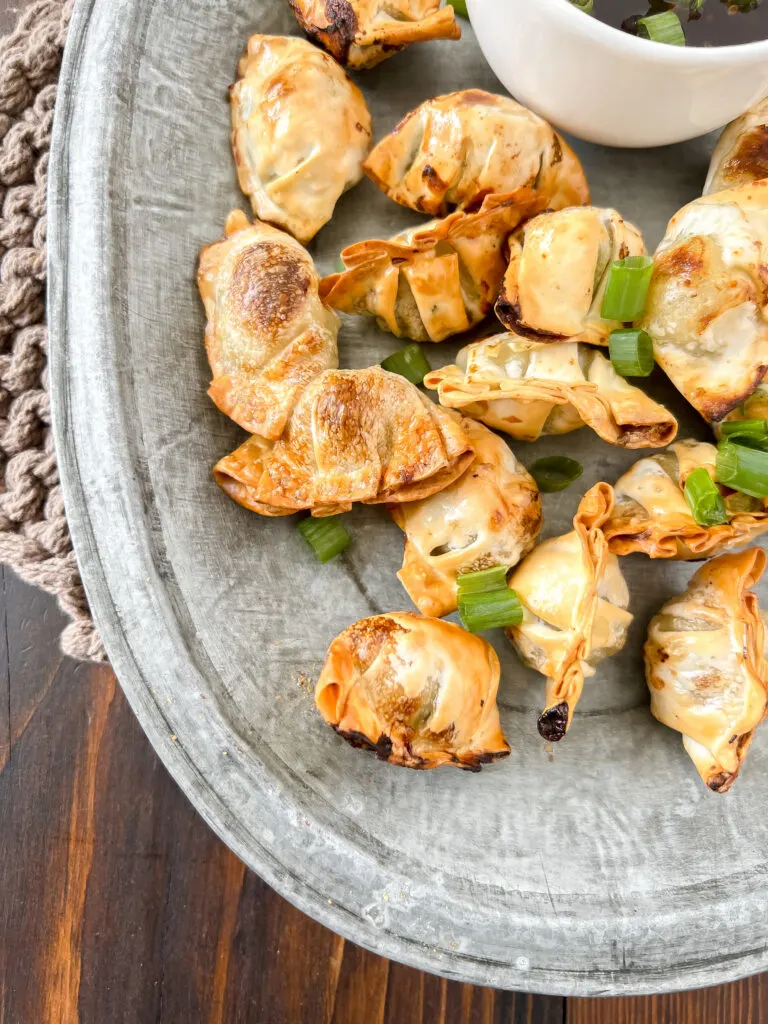 How To Make Air Fryer Mini Wontons - Clove and Cumin