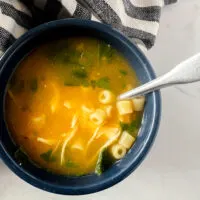 Almost Classic Chicken Pastina Soup Recipe