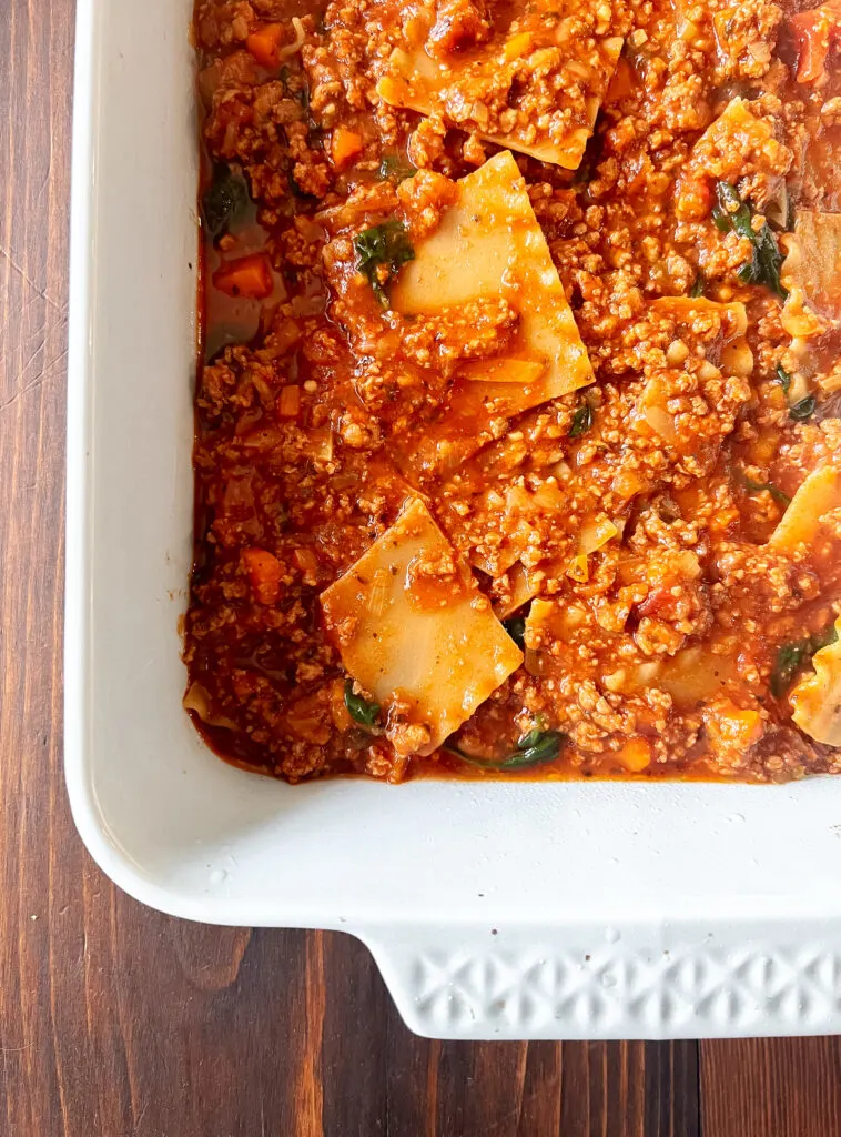 Easy Healthy Lazy Lasagna Casserole Recipe