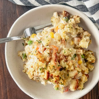 Easy Chicken Casserole Plated