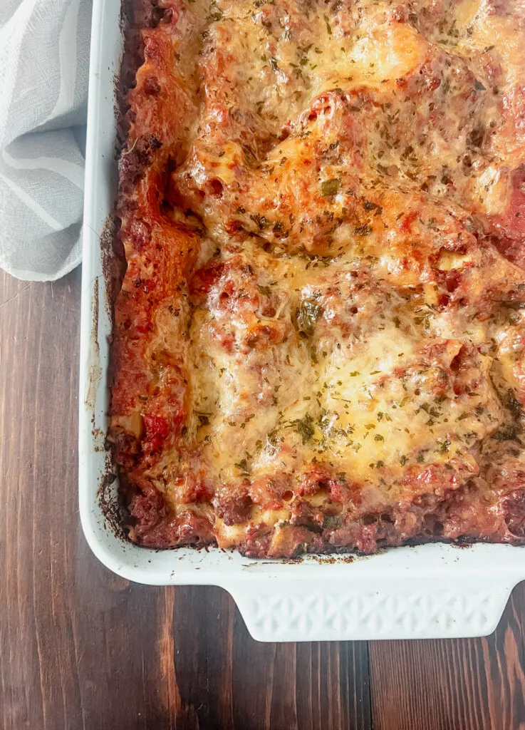 Easy Lasagna Recipe with No Ricotta and No Cottage cheese 