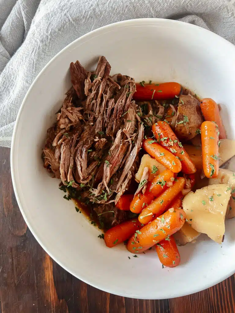 Easy Pot Roast with Onion Soup Mix 1