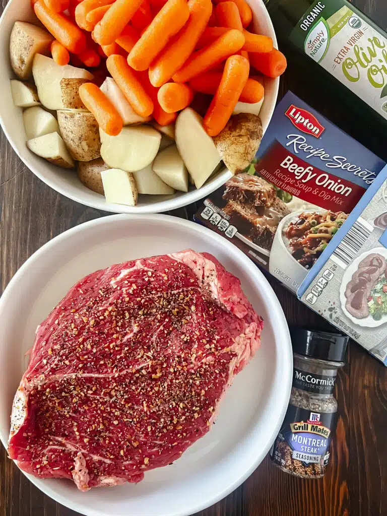 Easy Pot Roast with Onion Soup Mix Ingredients
